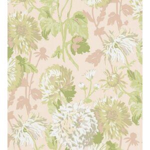 3 Yards Thibaut Longwood Fabric 54" Wide Pink Floral Luxury Linen Designer Home